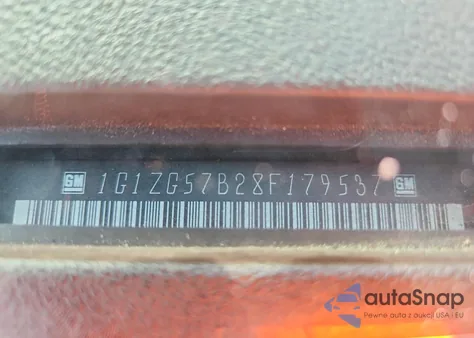 2008 Chevrolet Malibu Ls from USA, damaged, VIN 1G1ZG57B28F179537